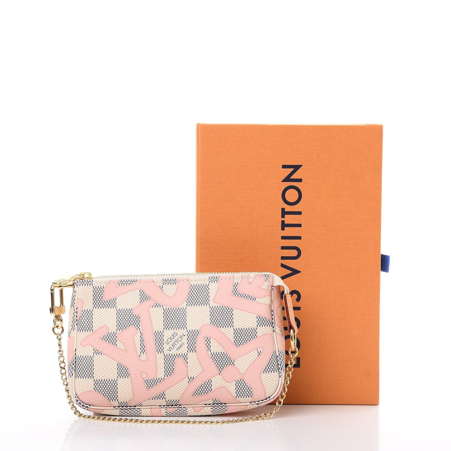 Louis Vuitton Damier Azur Tahitienne Mini Pochette Accessories 9 of 9