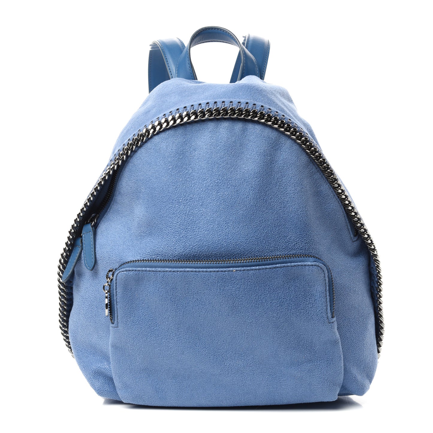 Shaggy Deer Small Falabella Backpack Blue