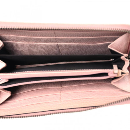 Gucci Calfskin Butterfly Farfalla Zip Around Wallet Perfect Pink 5 of 21