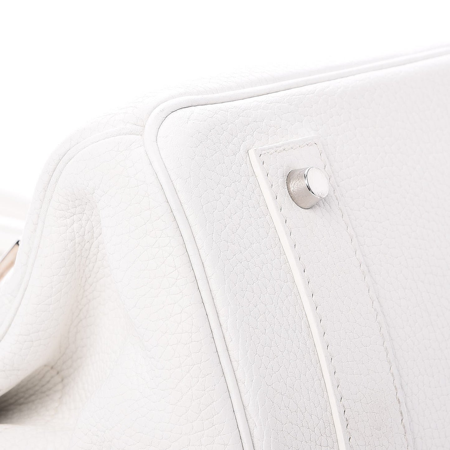Taurillon Clemence JPG Birkin 42 White