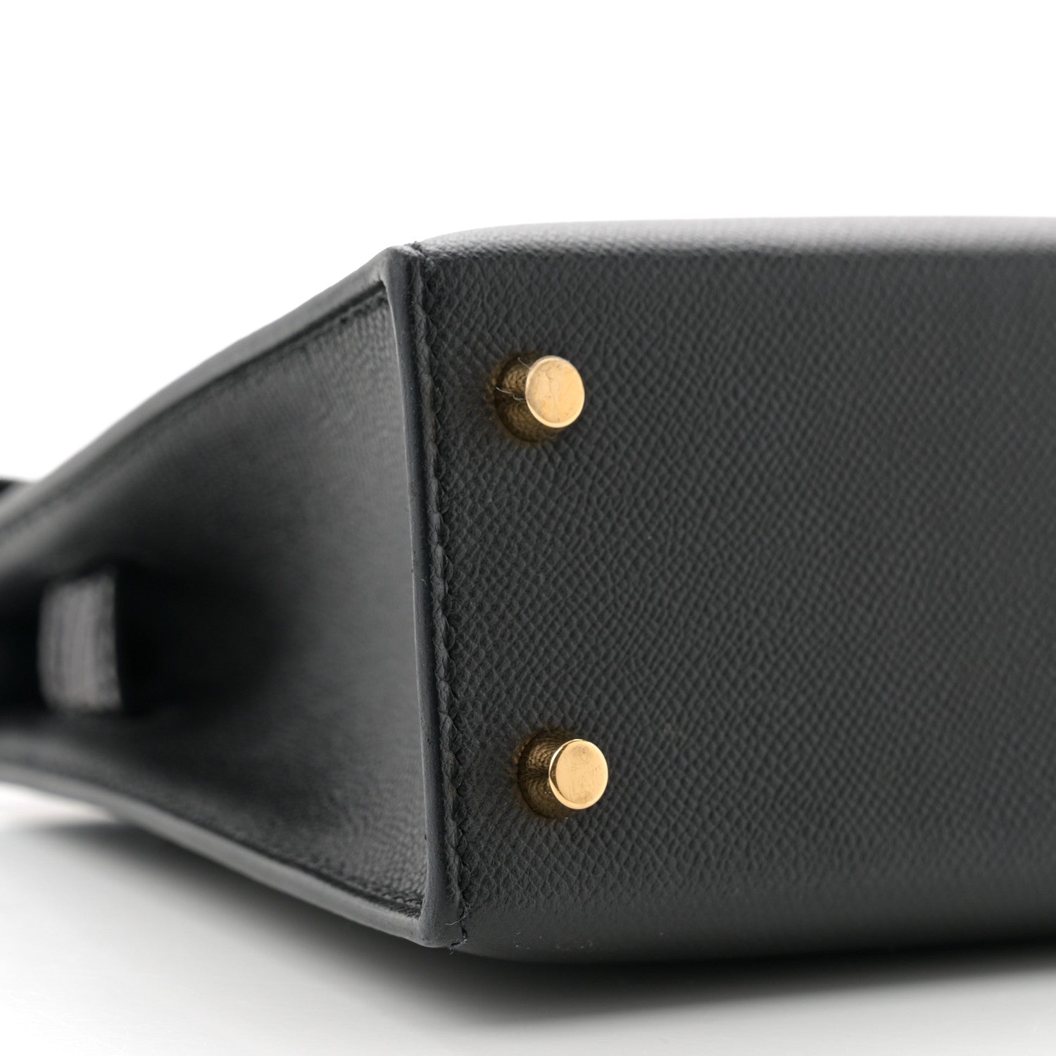 Hermes Madame Calfskin Lizard Mini Kelly Sellier Touch 20 Black 9 of 14