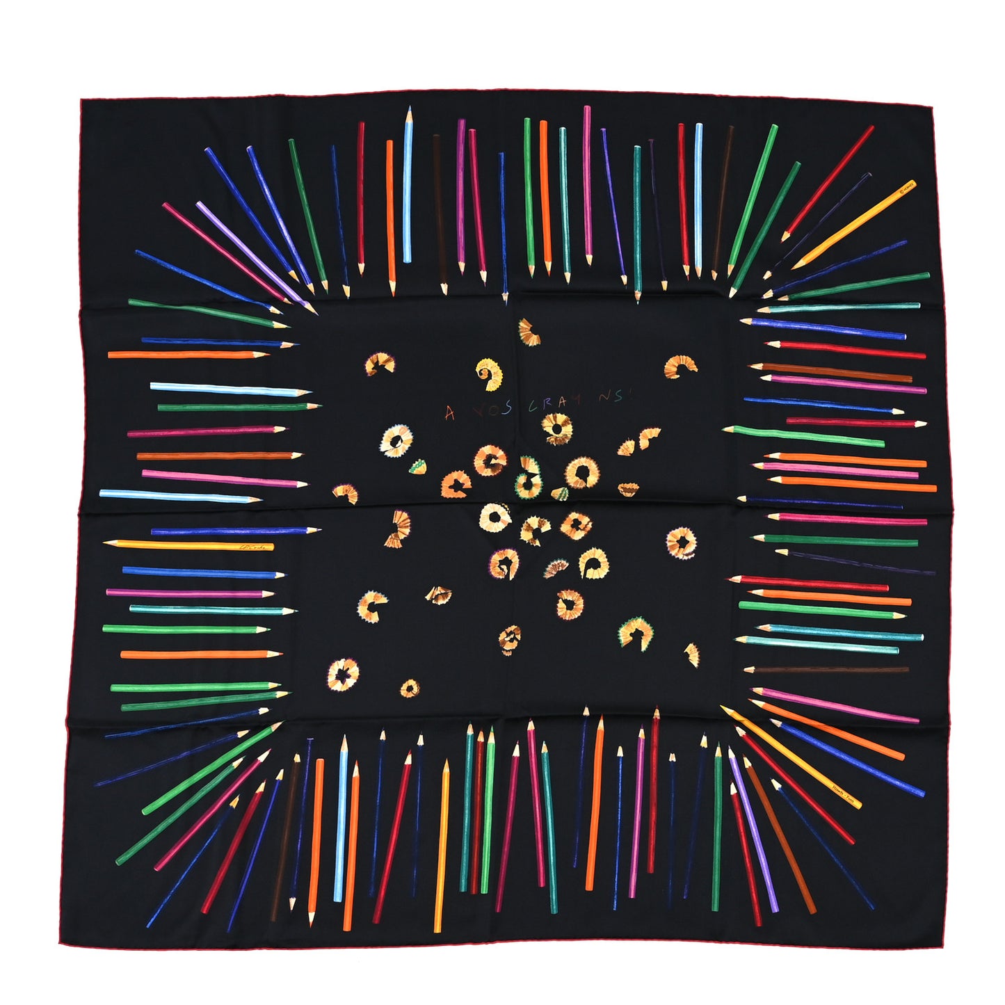 Silk A Vos Crayons Scarf 90