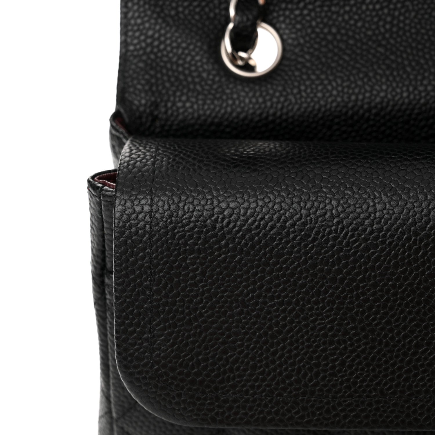 Chanel Caviar Quilted Medium Double Flap Black 11 of 13