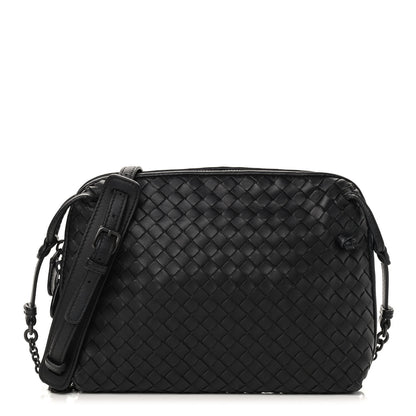 Bottega Veneta Nappa Intrecciato Pillow Crossbody Messenger Black 1 of 9