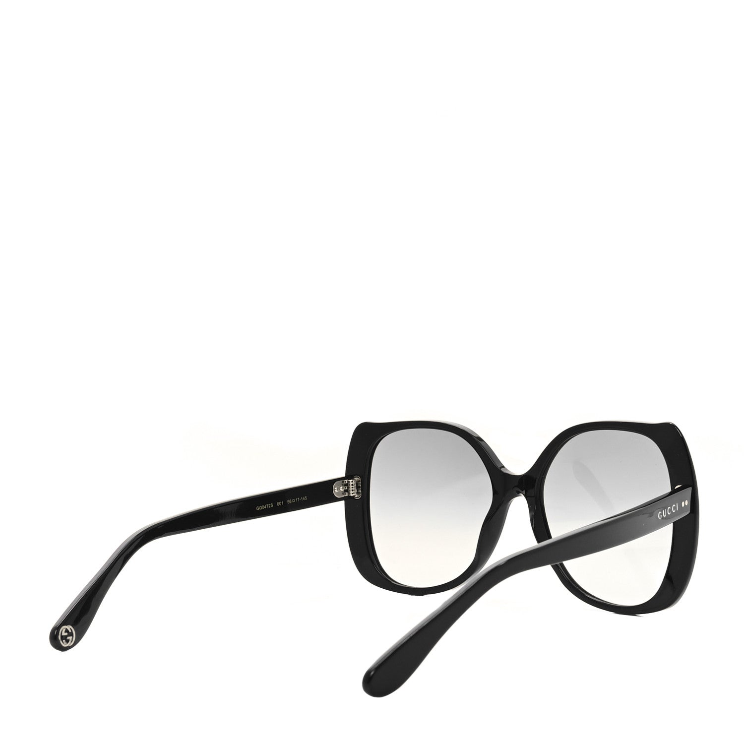 Gucci Acetate Square Frame Sunglasses GG0472S Black 4 of 7