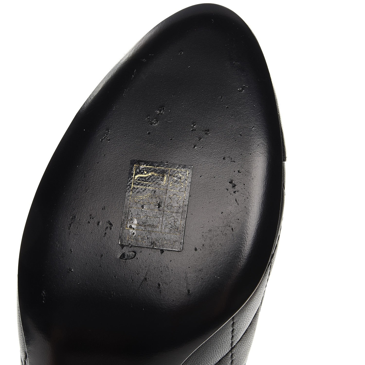 Chanel Lambskin Quilted Cap Toe Pumps 38.5 Black 8 of 9