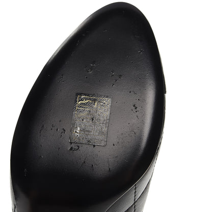 Chanel Lambskin Quilted Cap Toe Pumps 38.5 Black 8 of 9