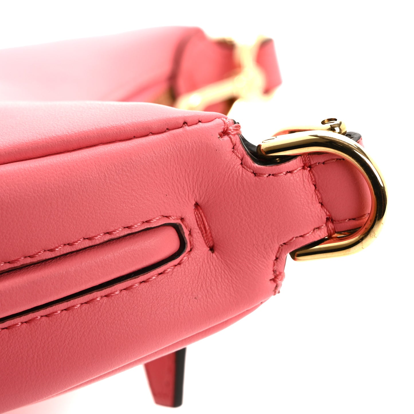 Vitello Grace New Matte Nano Fendigraphy Hobo Charm Pink Dalia