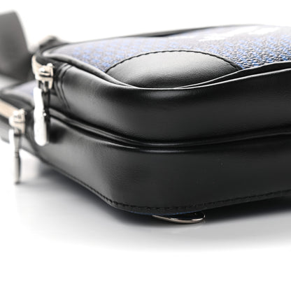 Louis Vuitton Damier Graphite 3D Amazone Sling Bag Navy Black 8 of 9