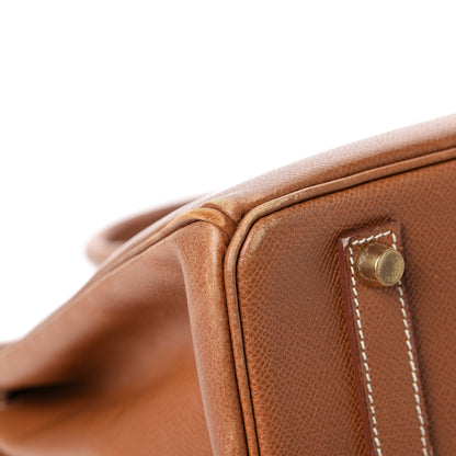 Hermes Courchevel Birkin 35 Gold 11 of 26