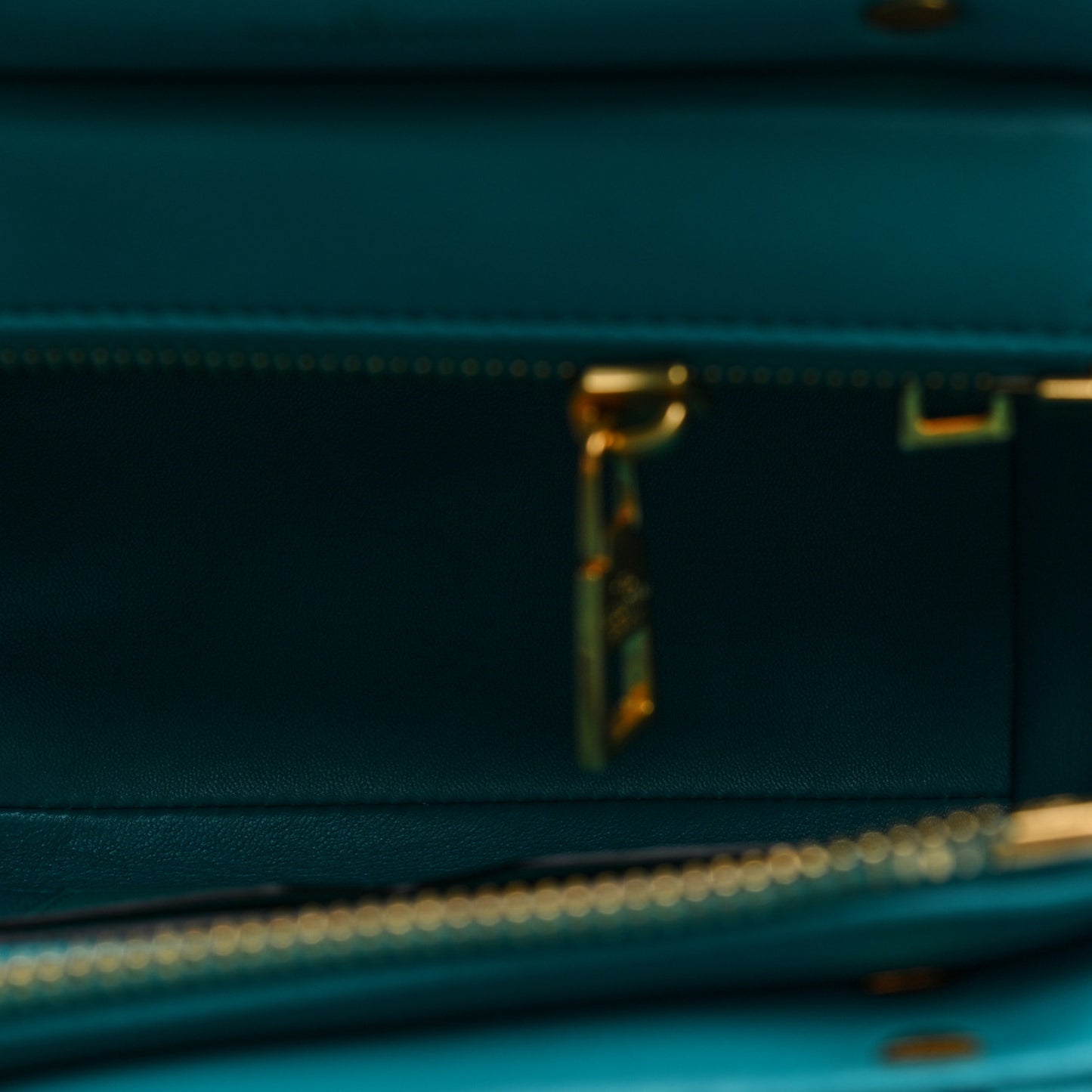 Nappa Small One Stud Handbag Marine Green