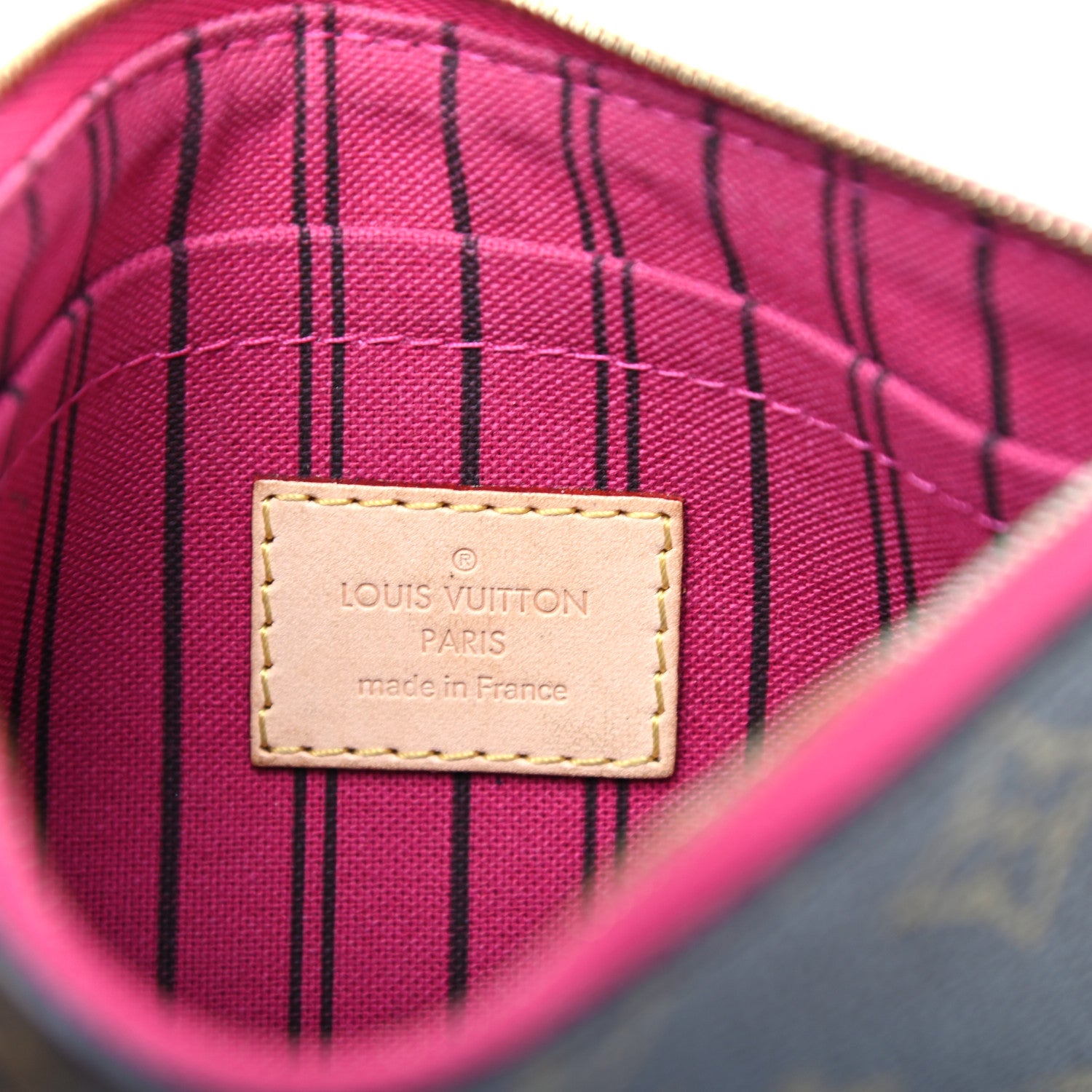 Louis Vuitton Monogram Neverfull PM Pochette Pivoine 6 of 7