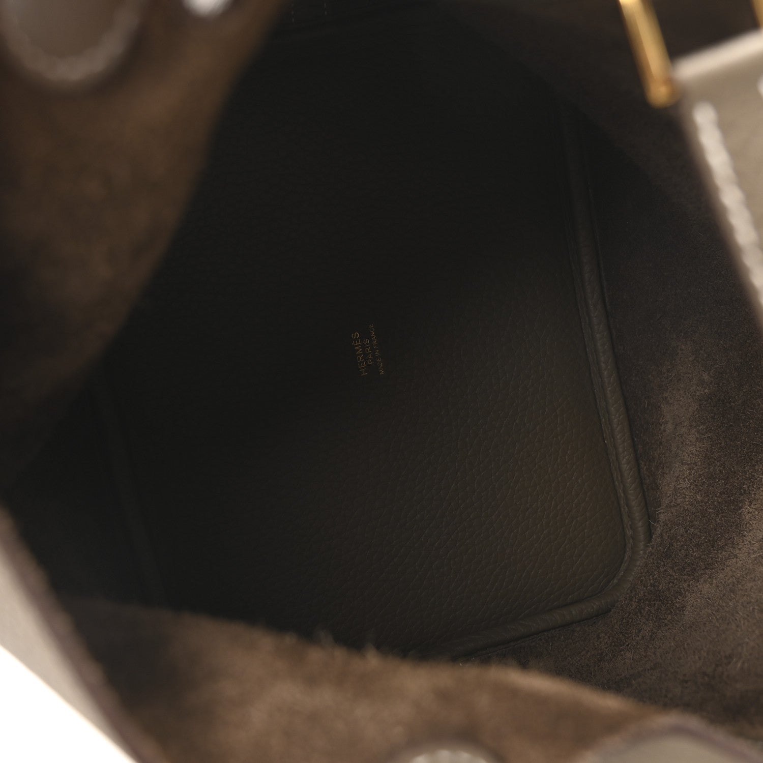 Hermes Taurillon Clemence Picotin Lock 22 MM Etoupe 5 of 10