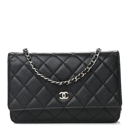 Chanel Caviar Quilted Wallet On Chain WOC Black 1 of 4