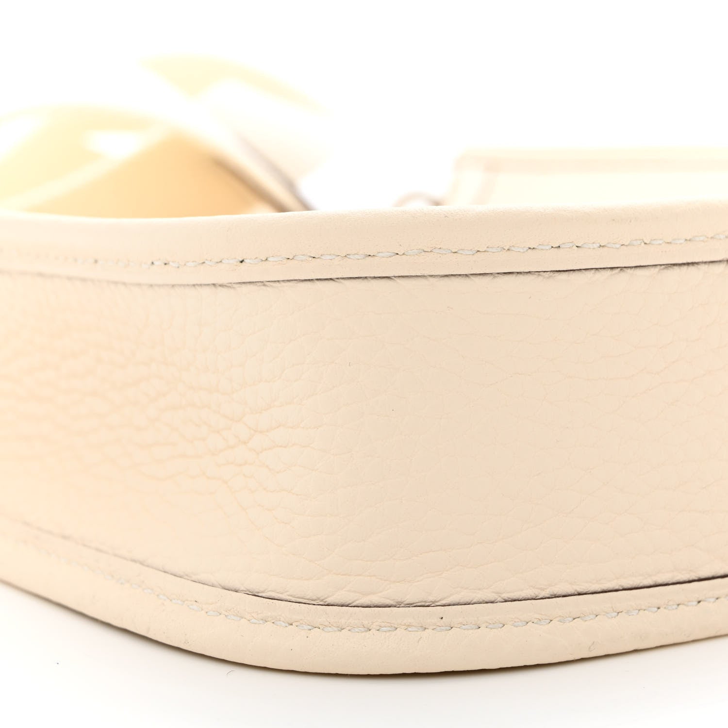 Hermes Taurillon Clemence Amazone Evelyne TPM Nata Craie 9 of 11