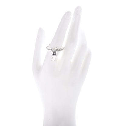 Gucci Sterling Silver Anger Forest Rabbit Head Ring 57 8 2 of 6