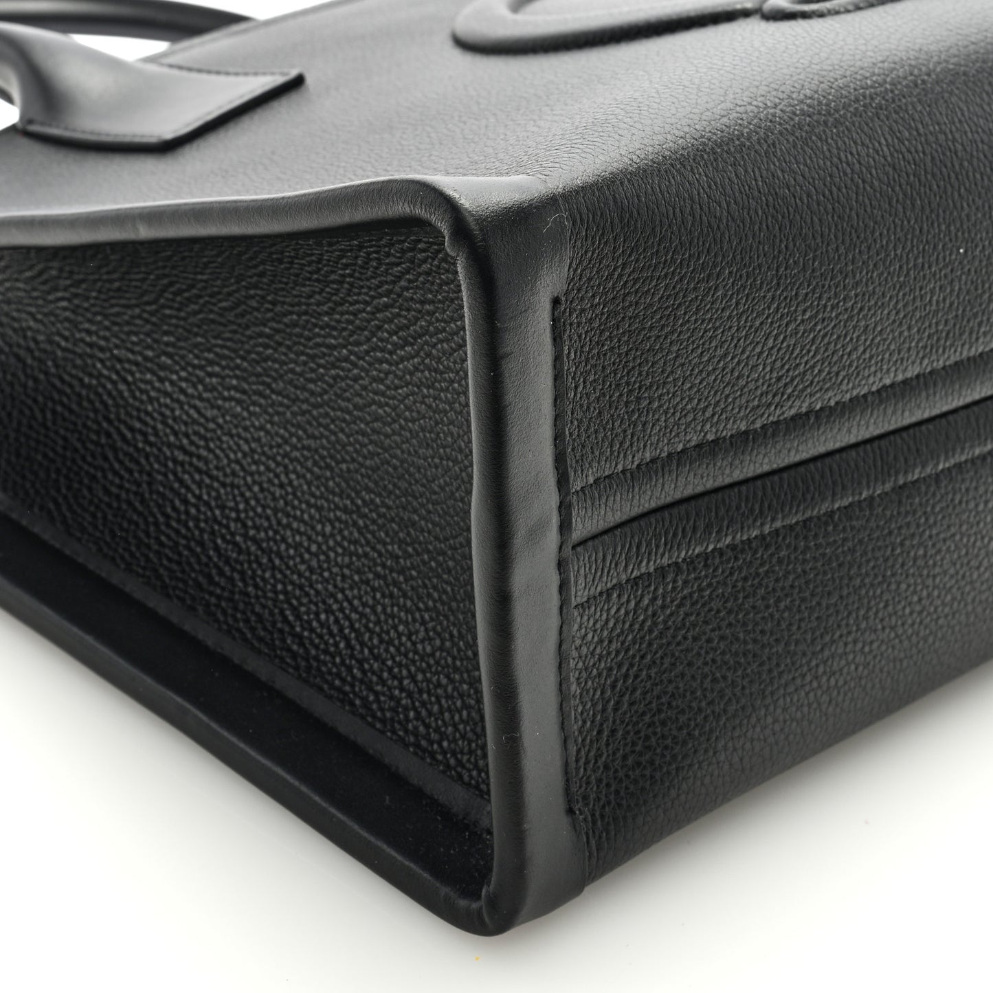 Calfskin Empire Small By My Side Tote Black