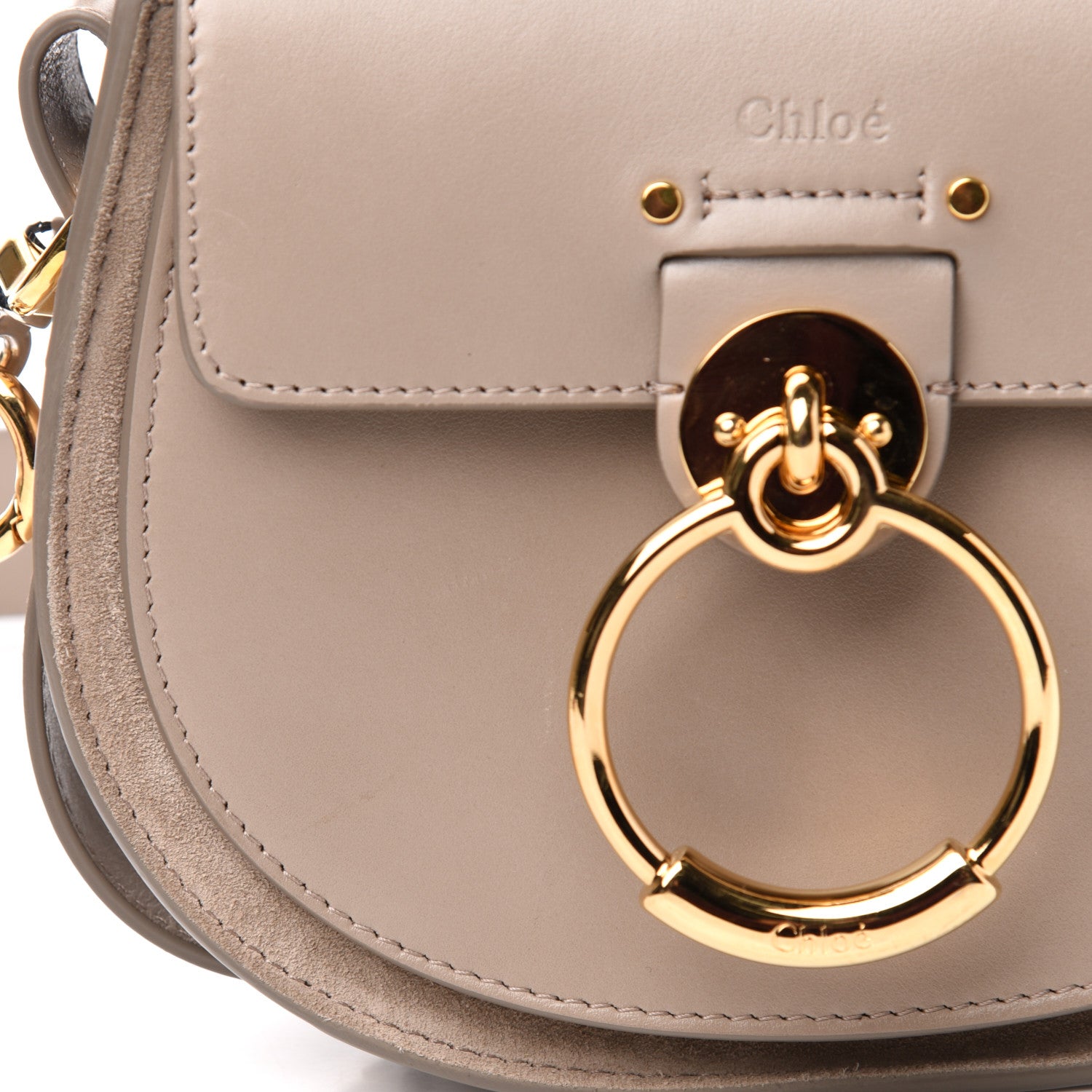 Chloe Calfskin Small Tess Bag Motty Grey 14 of 15