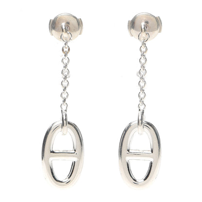Hermes Sterling Silver Farandole Drop Earrings 1 of 4