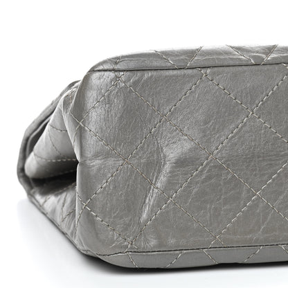 Chanel Metallic Aged Calfskin Quilted 2.55 Reissue 227 Flap Grey 6 of 9
