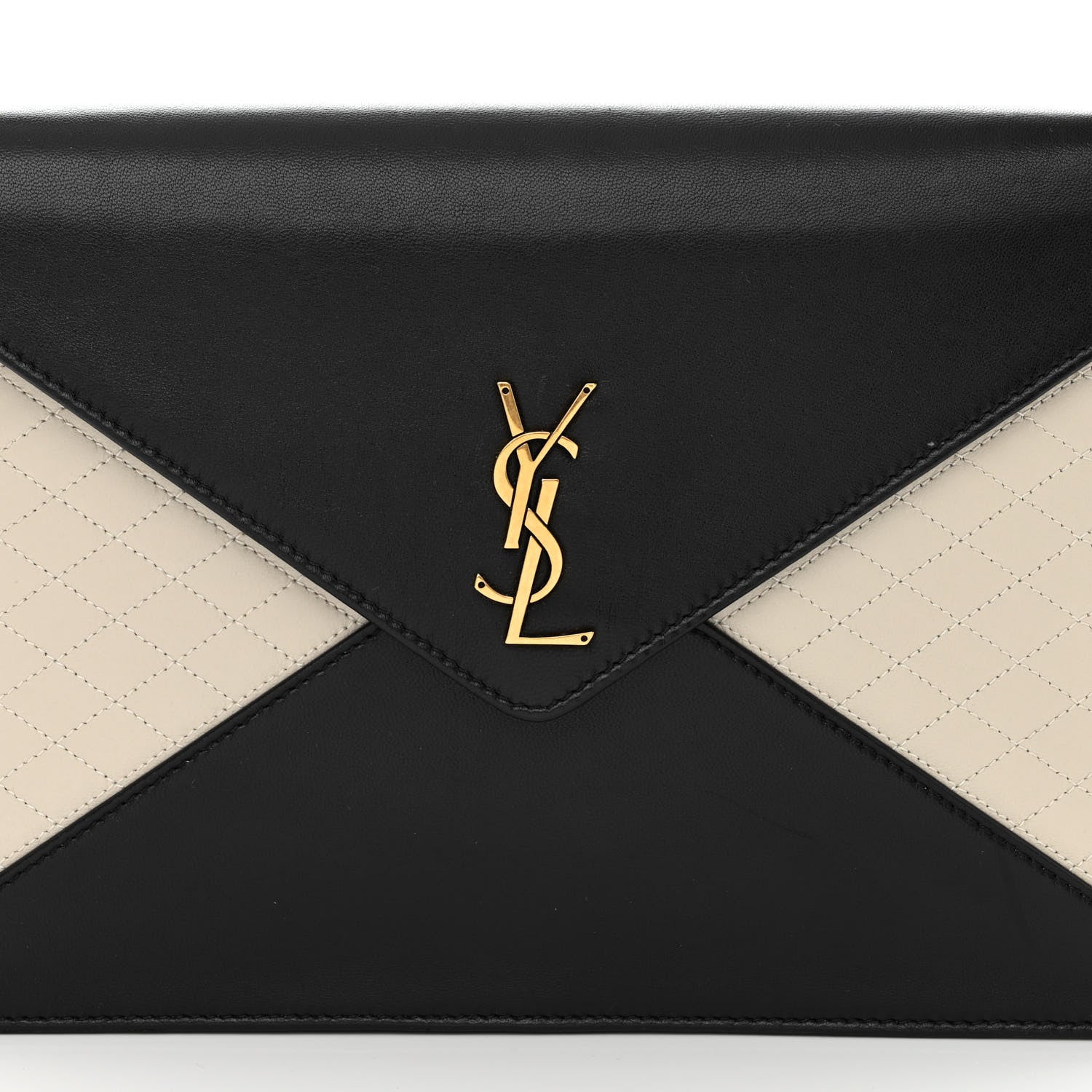 Saint Laurent Vintage Lambskin Gaby Chain Bag Black 8 of 12