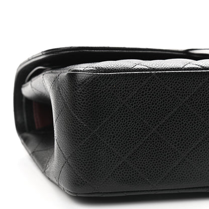 Chanel Caviar Quilted Jumbo Double Flap Black 8 of 9