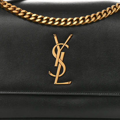 Saint Laurent Calfskin Large Monogram Sunset Black 8 of 13