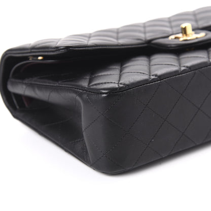 Chanel Lambskin Quilted Medium Double Flap Black 6 of 12