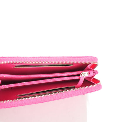 Chanel Caviar Quilted Small Zip Around Wallet Pink 5 of 8