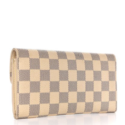 Louis Vuitton Damier Azur Emilie Wallet 3 of 9