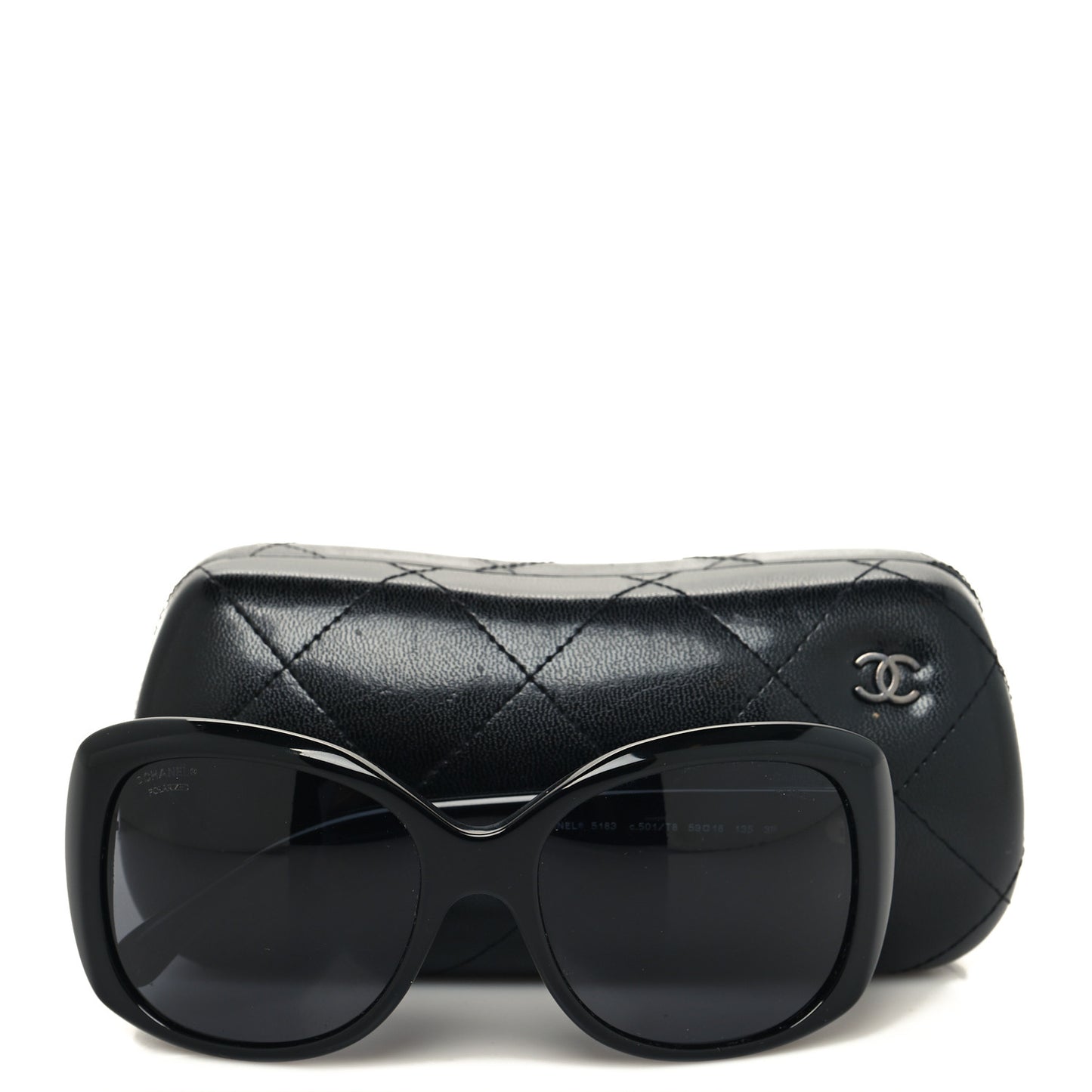 Acetate Polarized CC Sunglasses 5183 Black