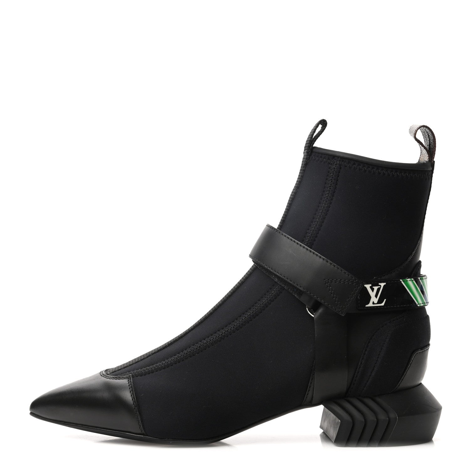 Louis Vuitton Neoprene Deep Sea Ankle Boot 37 Black 1 of 8