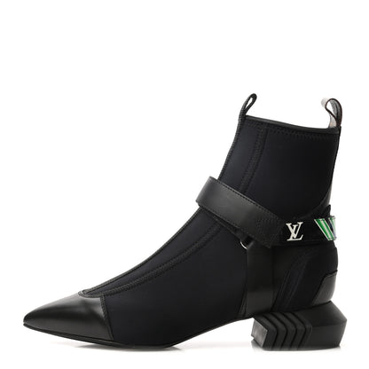 Louis Vuitton Neoprene Deep Sea Ankle Boot 37 Black 1 of 8