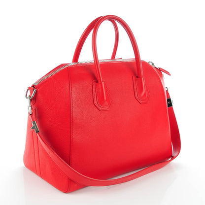 Givenchy Sugar Goatskin Medium Antigona Red 11 of 14