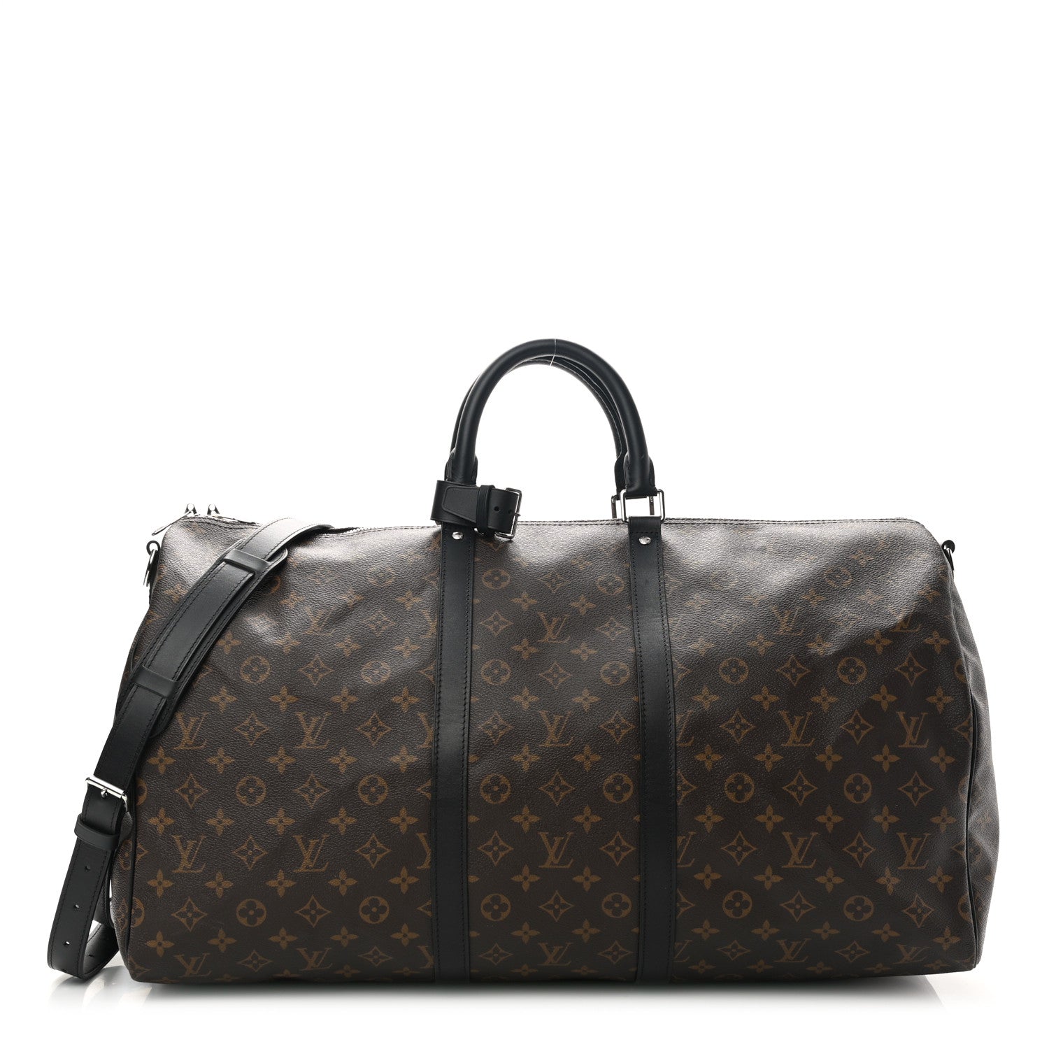 Louis Vuitton Monogram Macassar Keepall Bandouliere 55 1 of 11