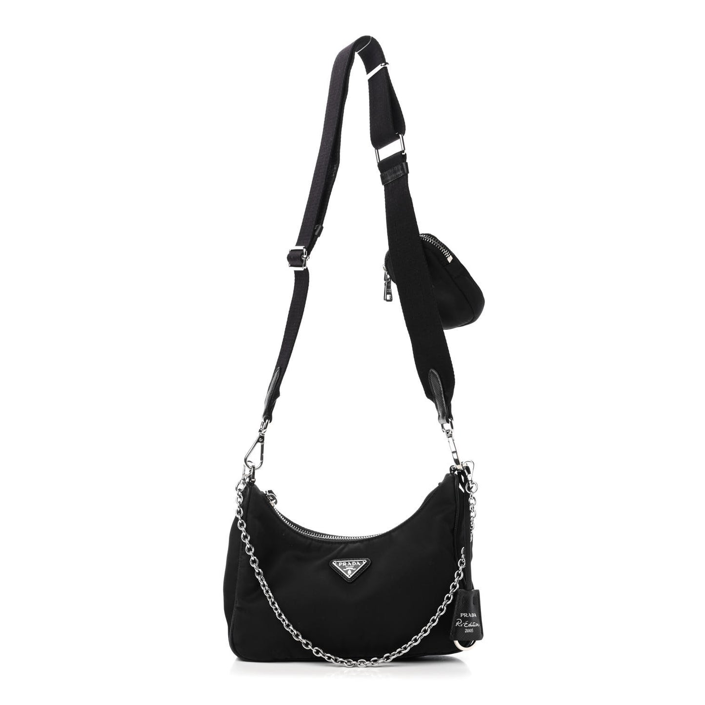 Nylon Re-Edition 2005 Shoulder Bag Black