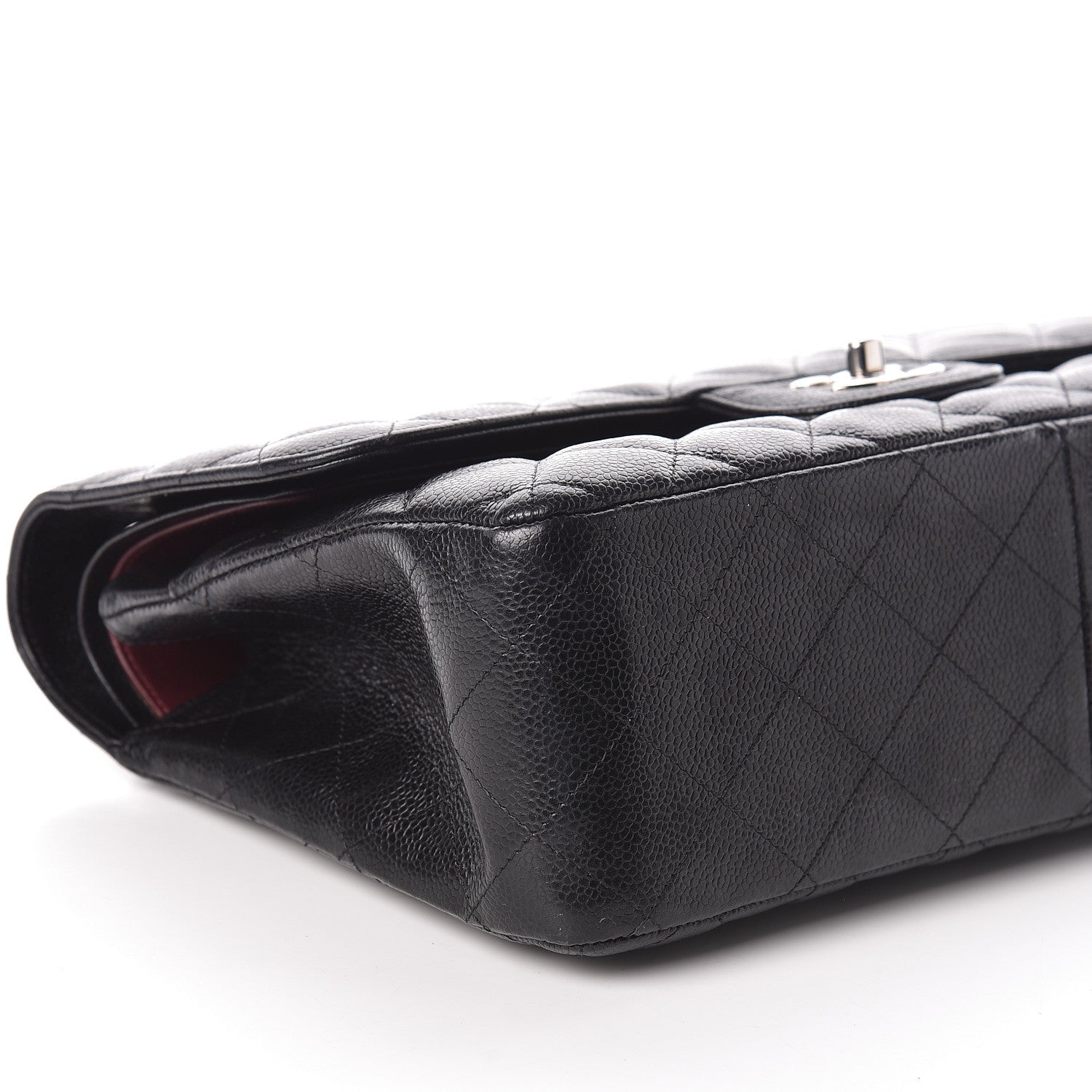 Chanel Caviar Quilted Jumbo Double Flap Black 5 of 11