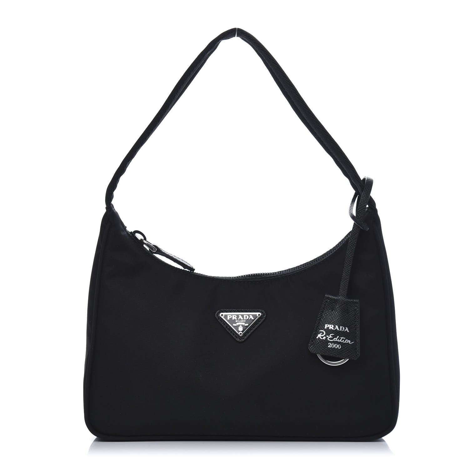 Prada Tessuto Nylon Mini Re-Edition 2000 Bag Black 1 of 11