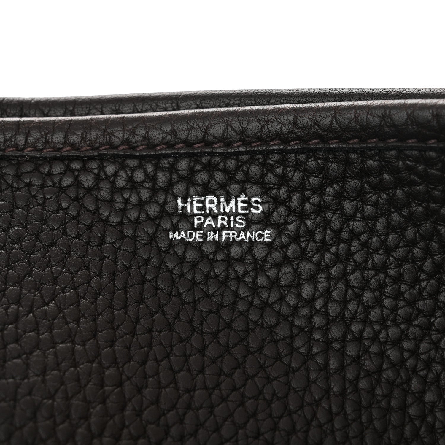 Hermes Taurillon Clemence Evelyne II TGM Chocolate 5 of 9