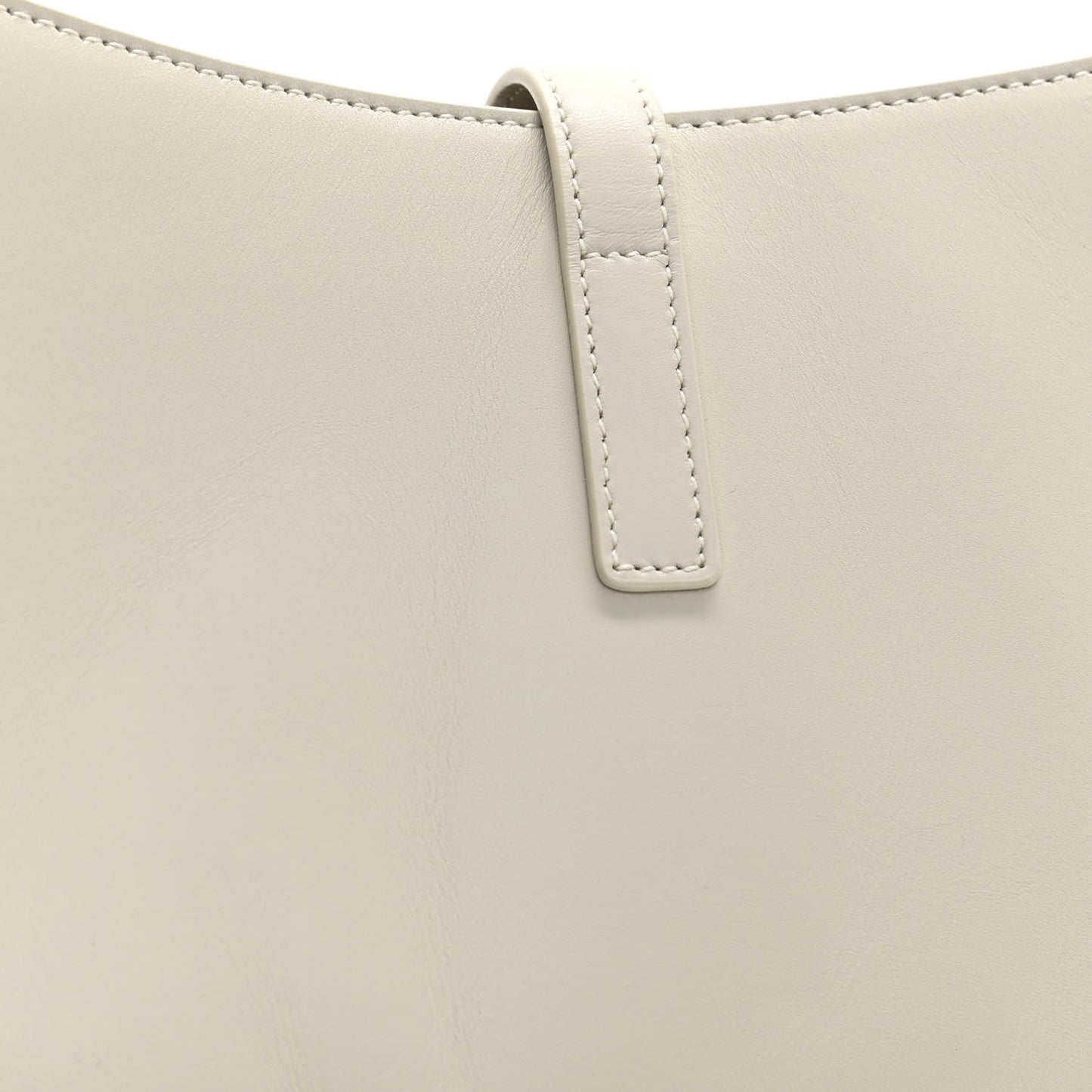 Smooth Calfskin Le 5 A 7 Hobo Blanc Vintage