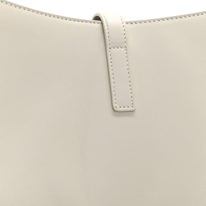 Saint Laurent Smooth Calfskin Le 5 A 7 Hobo Blanc Vintage 13 of 14