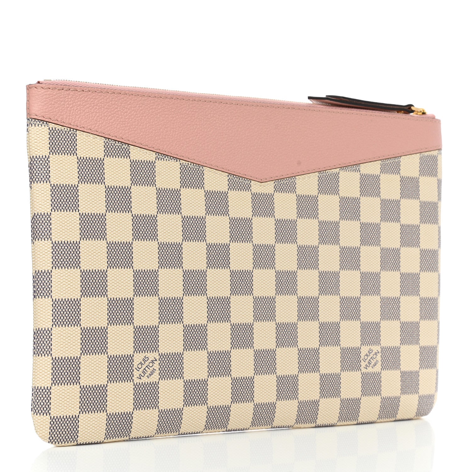 Louis Vuitton Damier Azur Daily Pouch Rose Poudre 3 of 8