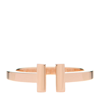 Tiffany 18K Rose Gold T Square Ring 60 9 1 of 6