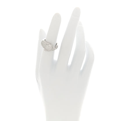 Cartier 18K White Gold Diamond Black Onyx Emerald Panthere De Cartier Ring 50 5.25 2 of 5