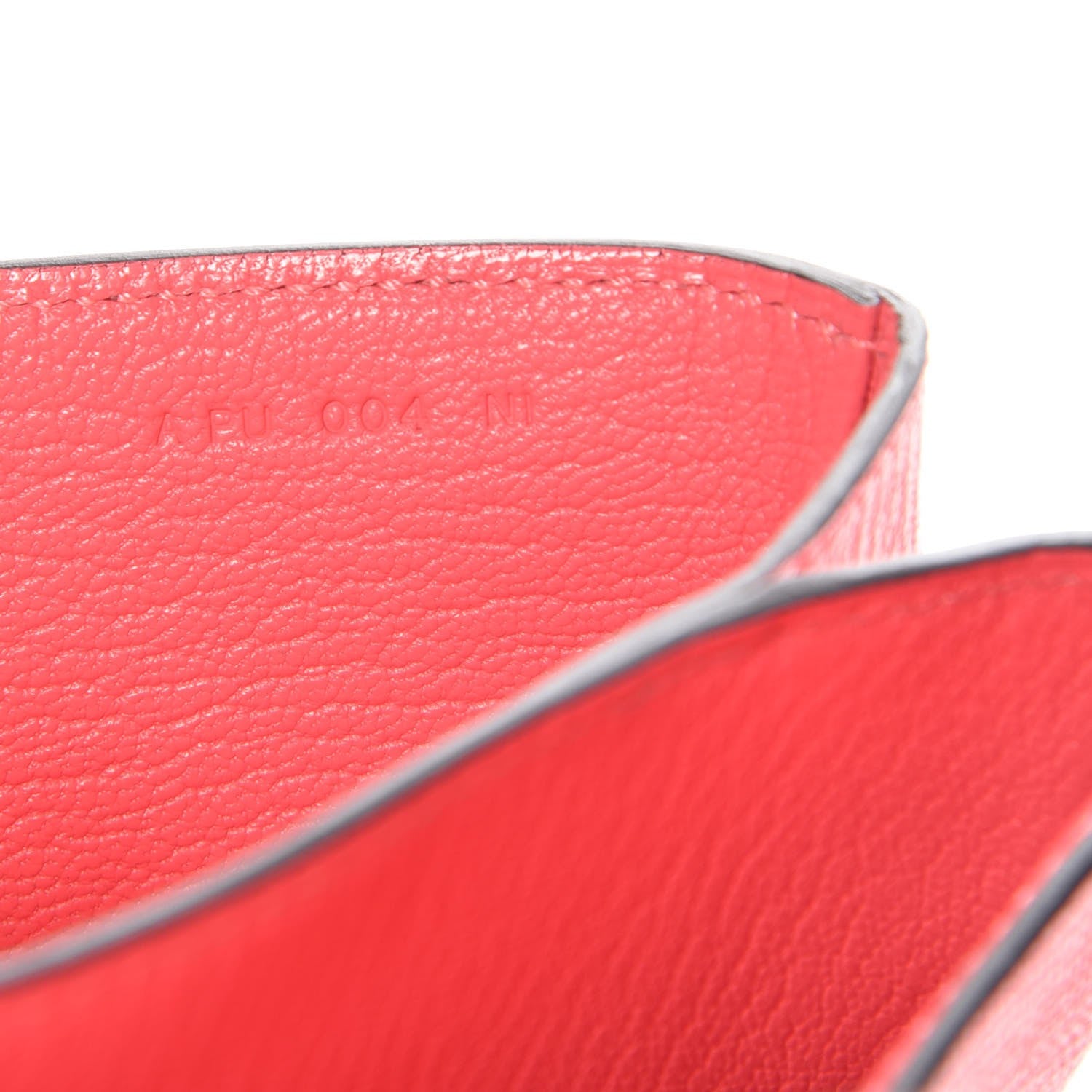 Hermes Chevre Mysore Medium Opli Clutch Rose Lipstick 7 of 8