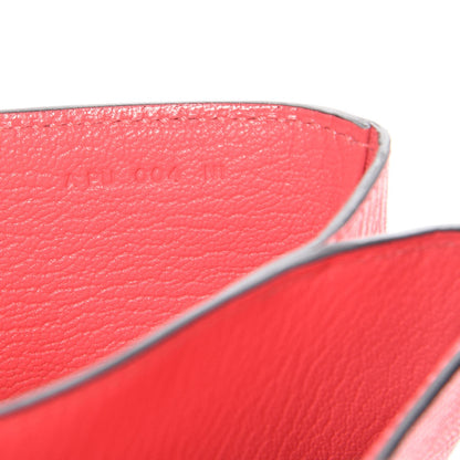 Hermes Chevre Mysore Medium Opli Clutch Rose Lipstick 7 of 8