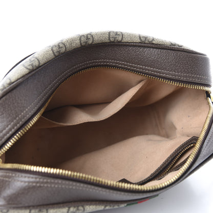 Gucci GG Supreme Monogram Web Small Ophidia Shoulder Bag Brown 5 of 14