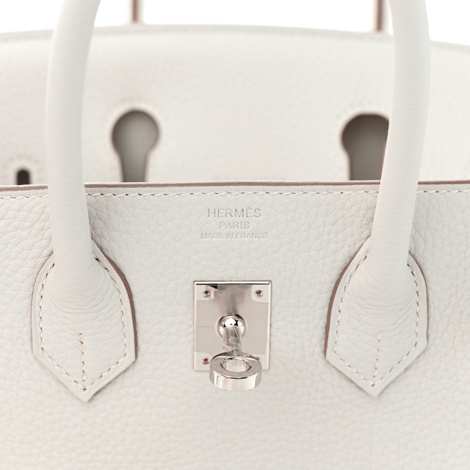 Hermes Togo Birkin 25 Gris Pale 6 of 11