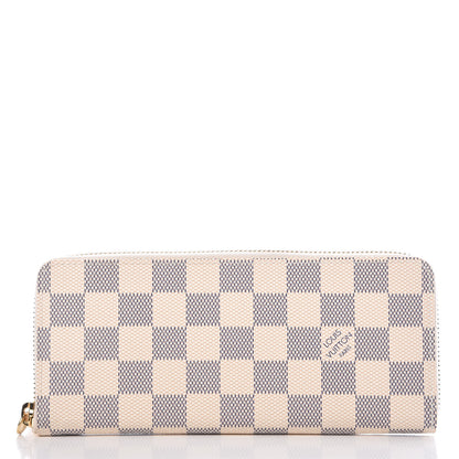 Louis Vuitton Damier Azur Clemence Wallet 1 of 8
