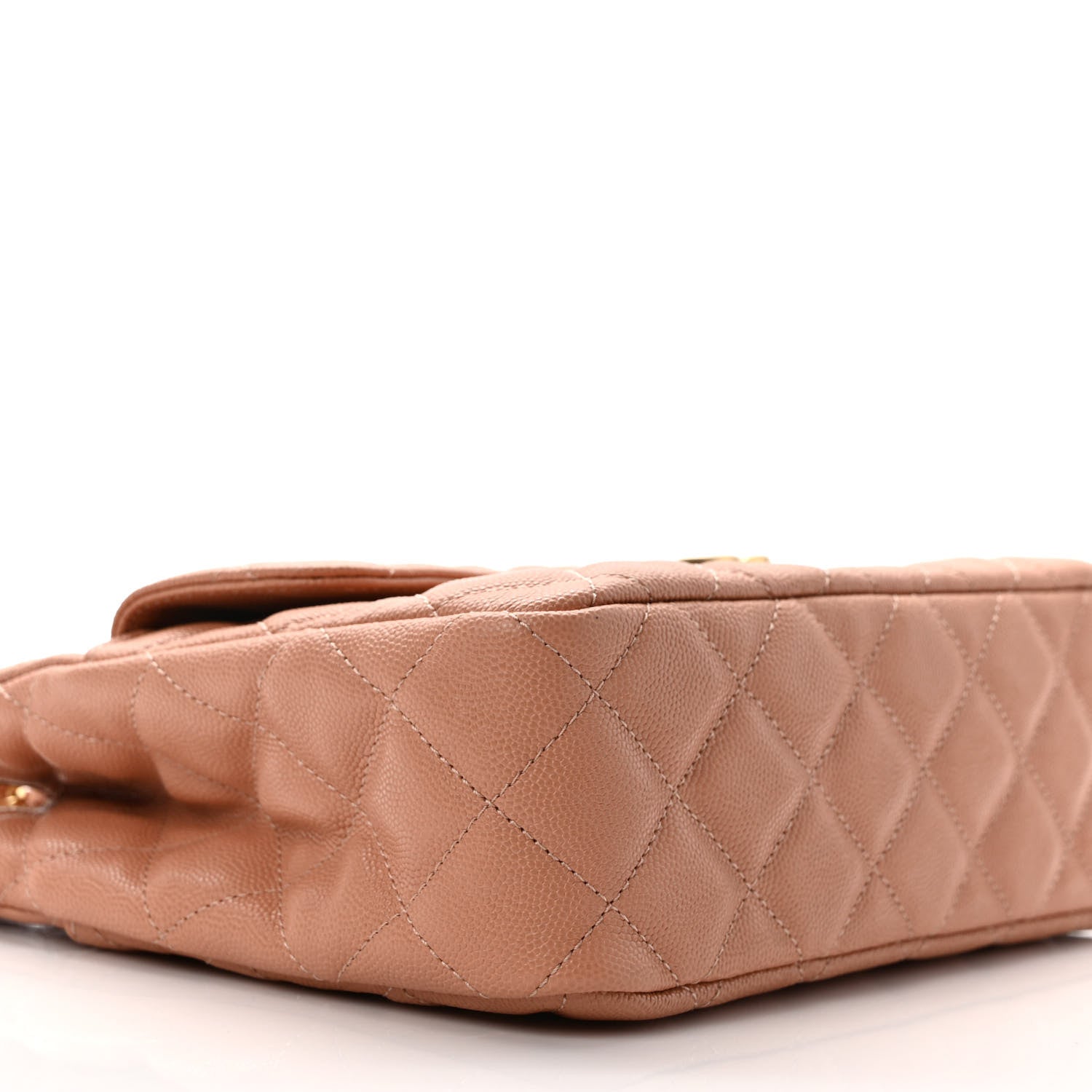 Chanel Caviar Quilted Wavy CC Hobo Beige 7 of 9